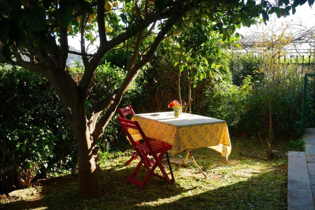 Cosy Guest House With Private Yard Saronida Bagian luar foto